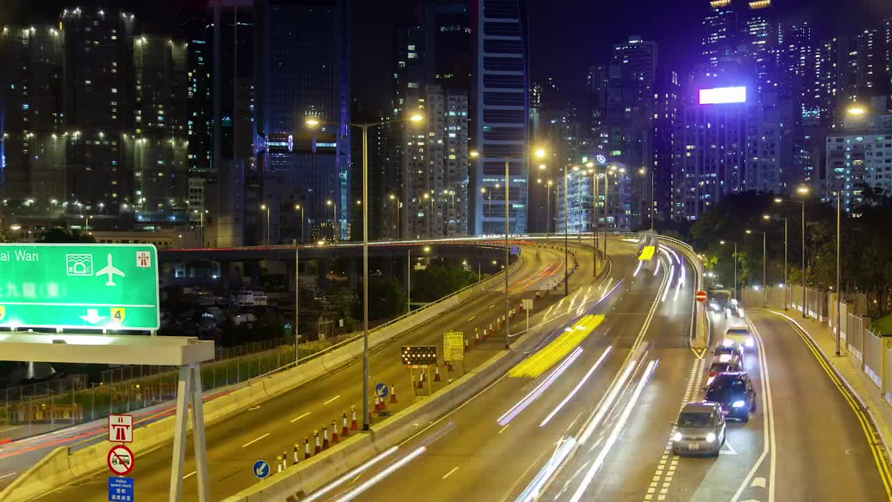 Download Stock Video Hong Kong Rd With Cityscape In The Background Animated Wallpaper