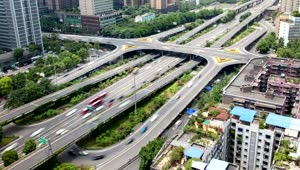 Download Stock Video Highway Crossing And Overpass In The City Animated Wallpaper