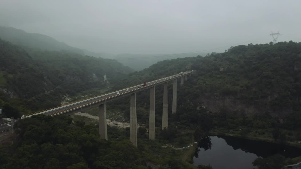 Download Stock Video Highway Bridge Aerial Shot Animated Wallpaper