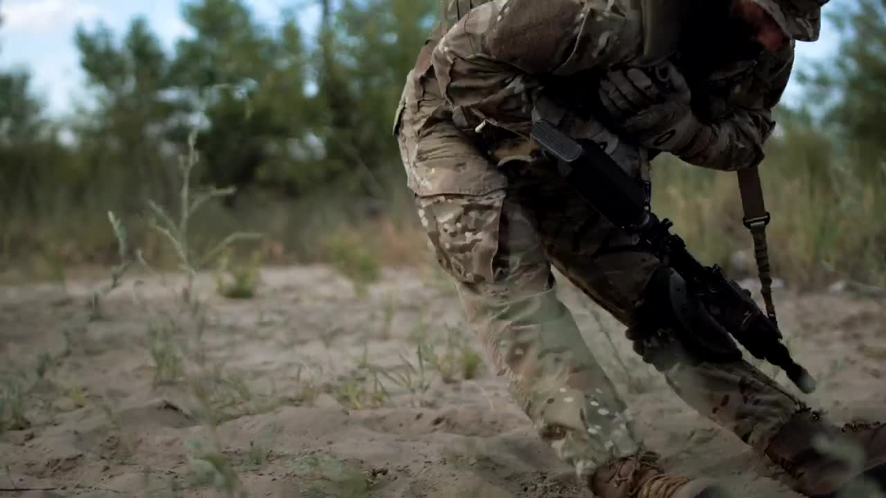 Download Stock Video Helping The Wounded Soldier Animated Wallpaper