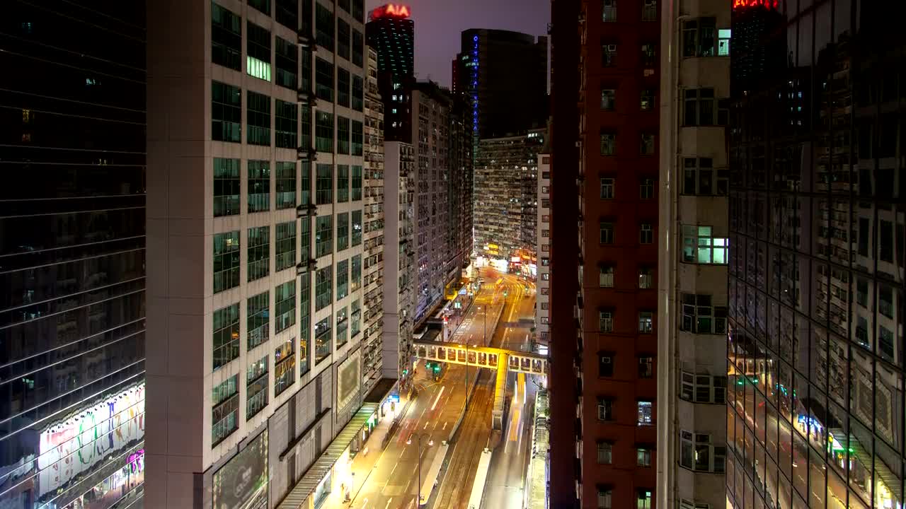 Download Stock Video Heavy Street Traffic In Hong Kong Animated Wallpaper