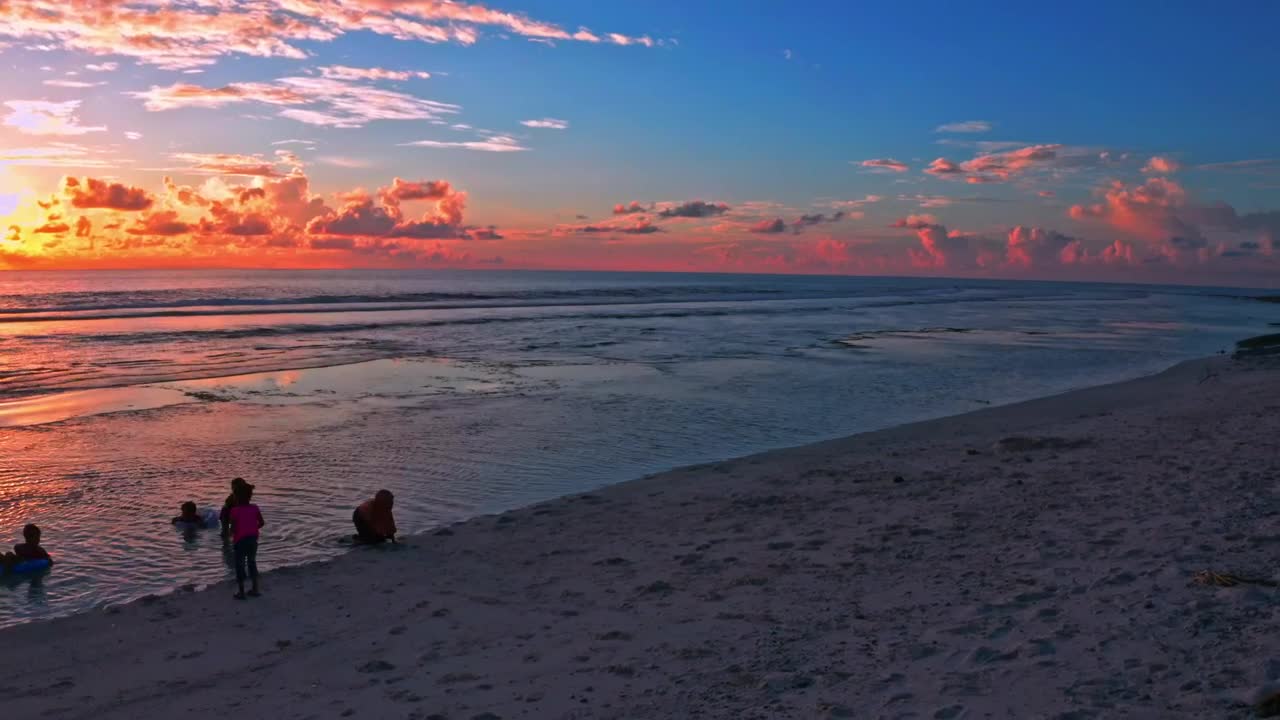 Download Stock Video Happy Children Playing On The Beach Animated Wallpaper