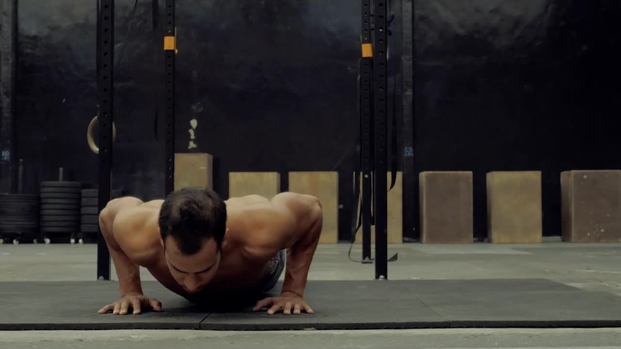 Download Stock Video Man Doing Push Ups Animated Wallpaper