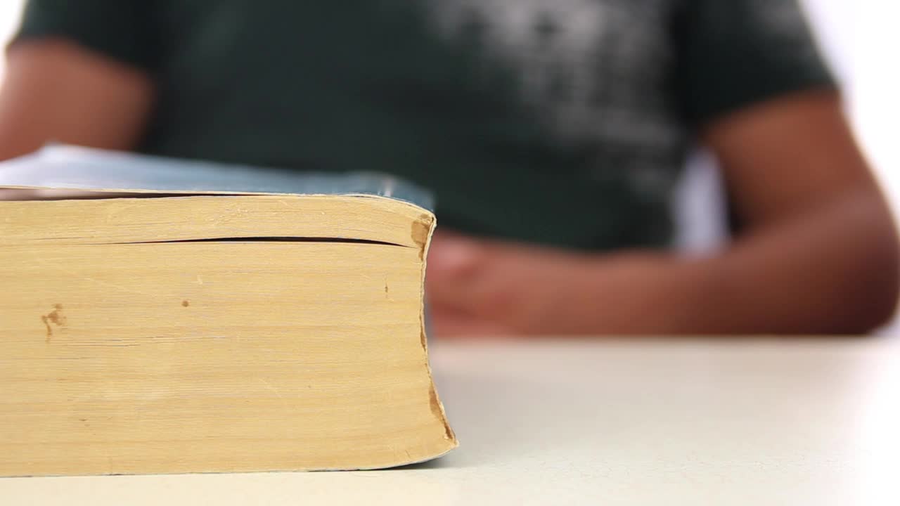 Download Stock Video Man Does Not Read A Book Animated Wallpaper