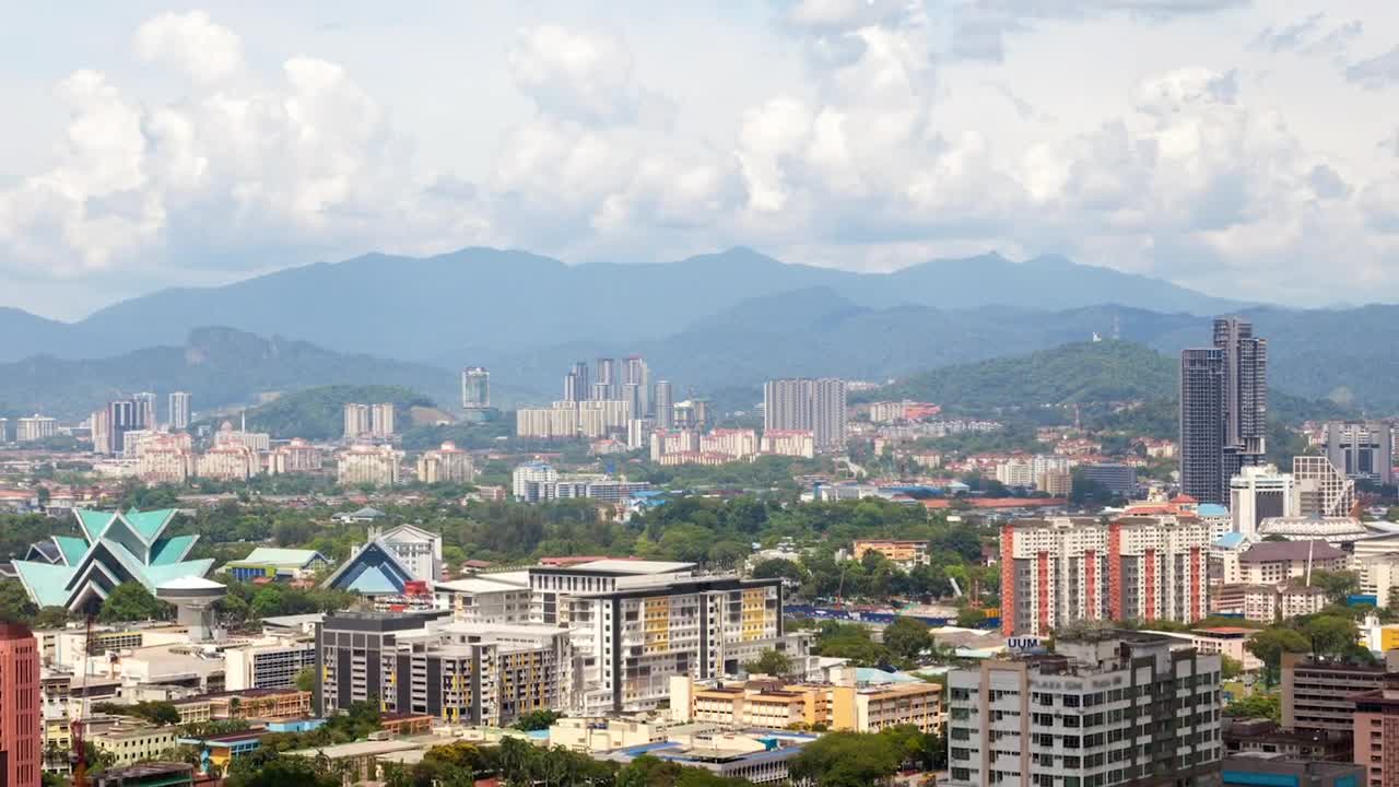 Download Stock Video Malaysia Cityscape At Daytime Animated Wallpaper