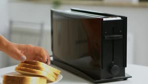 Download Stock Video Making Toast For Breakfast Animated Wallpaper