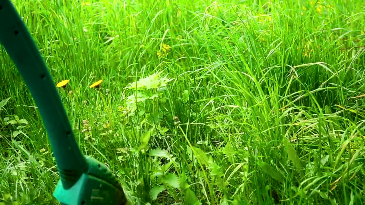 Download Stock Video Machine Mowing The Lawn Animated Wallpaper