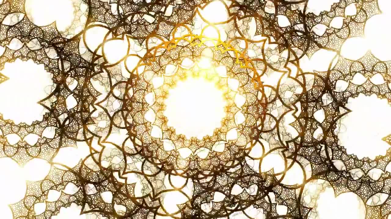 Download Stock Video Luminous Tunnel Of Rotating Islamic Shapes Animated Wallpaper