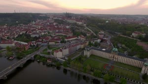 Download Stock Video Looking Out Across Prague Animated Wallpaper