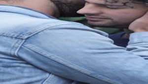 Download Stock Video Lgbtq Couple Kissing And Hugging Animated Wallpaper
