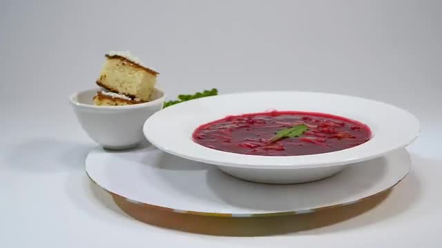 Download Stock Video Large Bowl Of Borsch Smal Animated Wallpaper