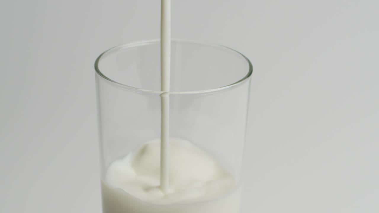 Download Stock Video Milk Poured In A Glas Animated Wallpaper