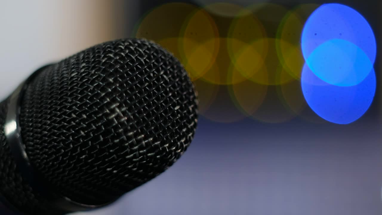 Download Stock Video Microphone Viewed Closel Animated Wallpaper