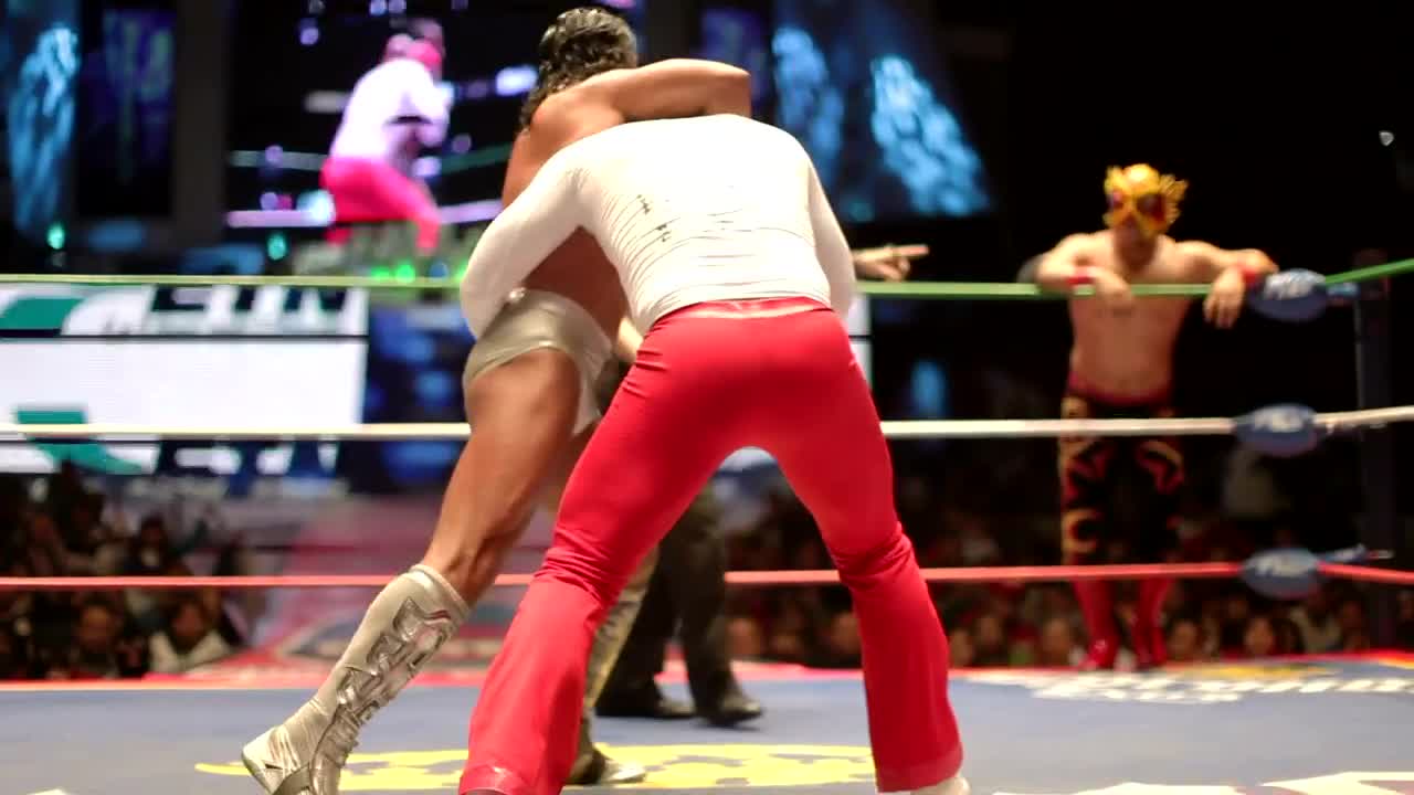 Download Stock Video Mexican Wrestlin Animated Wallpaper