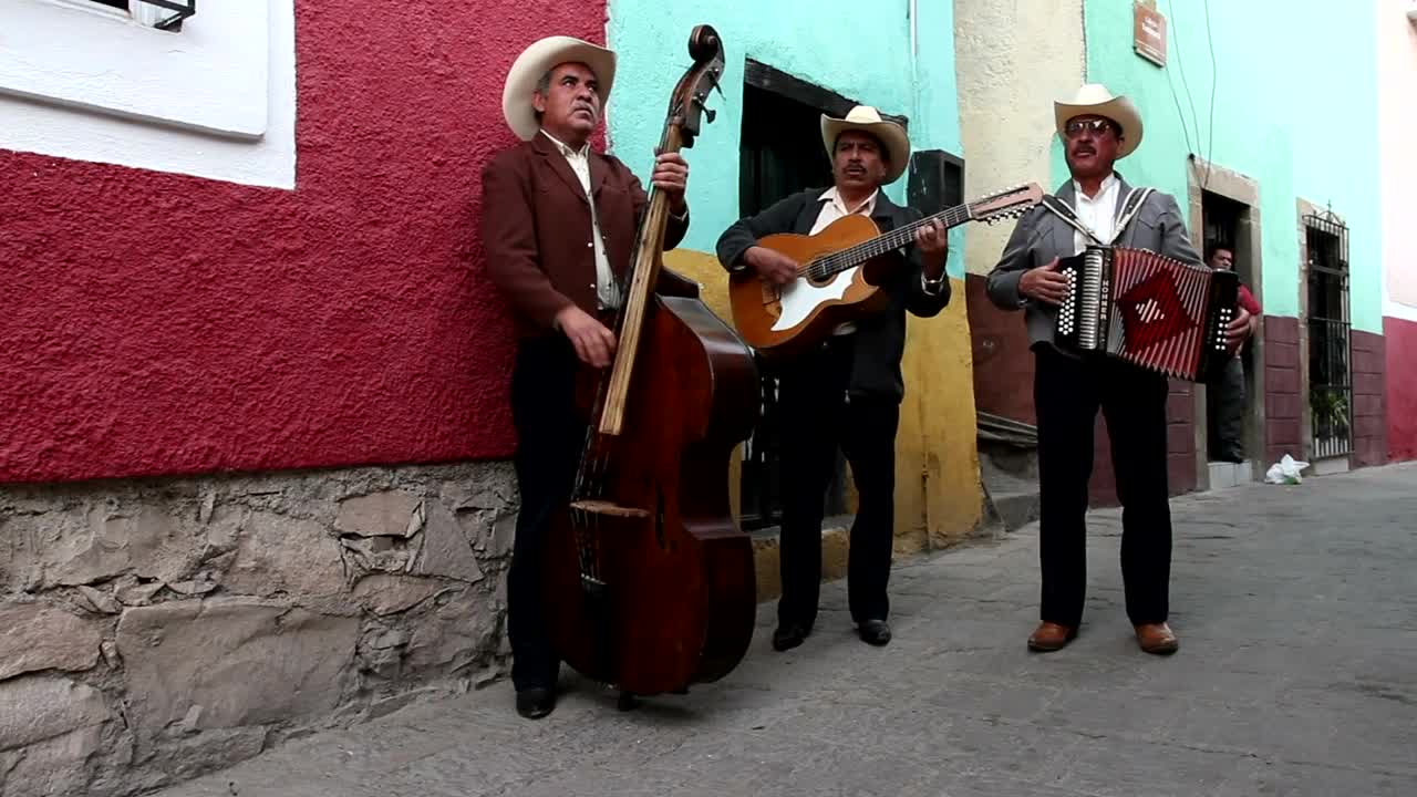 Download Stock Video Mexican Street Musician Animated Wallpaper