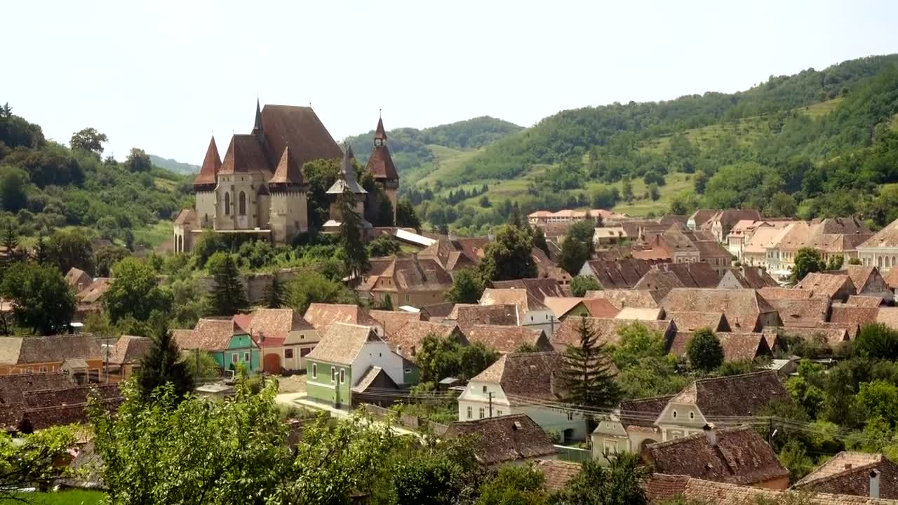 Download Stock Video Medieval Castle And Small Ancient Tow Animated Wallpaper