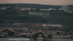 Download Stock Video Marseille Sign On The Hil Animated Wallpaper