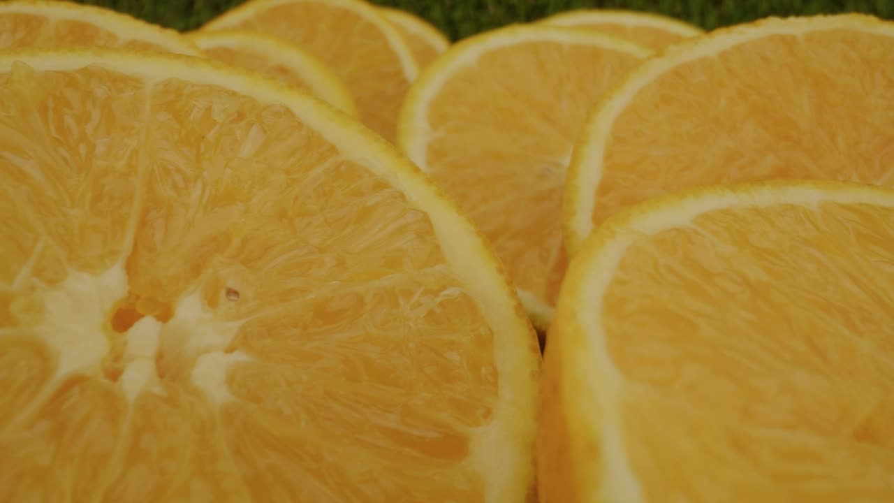 Download Stock Video Many Half Oranges In A Close Sho Animated Wallpaper