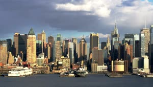 Download Stock Video Manhattan Before A Rain Stor Animated Wallpaper