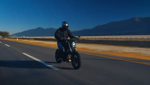Download Stock Video Man Speeding A Road On A Motorcycl Animated Wallpaper