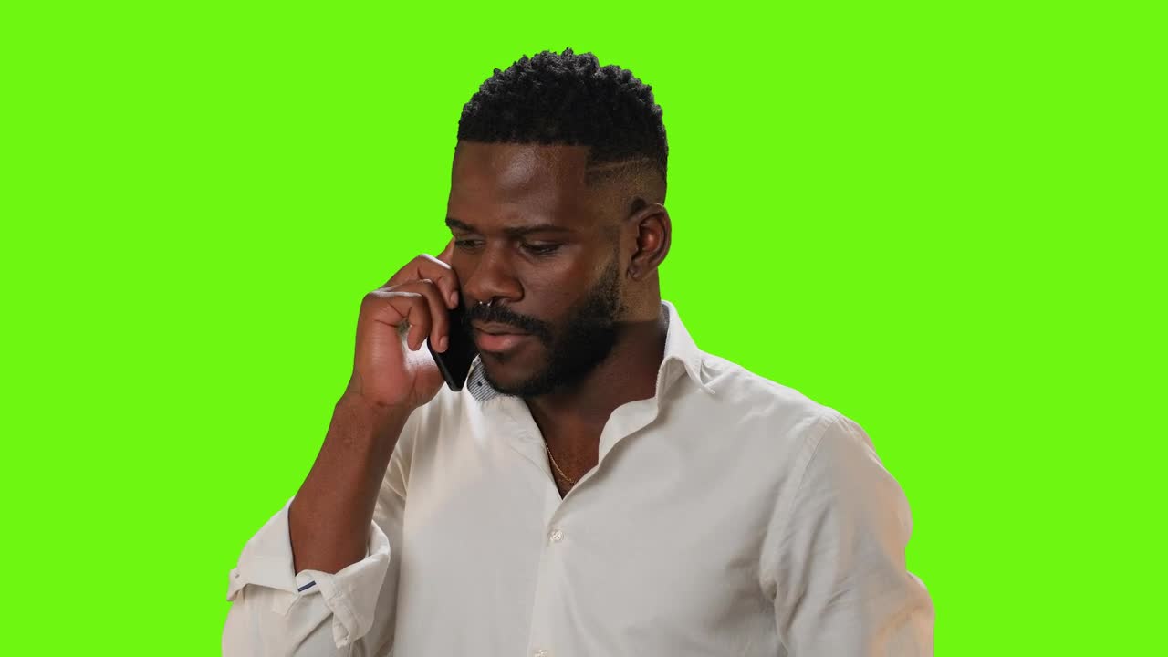 Download Stock Video Man On A Green Screen On A Phone Cal Animated Wallpaper