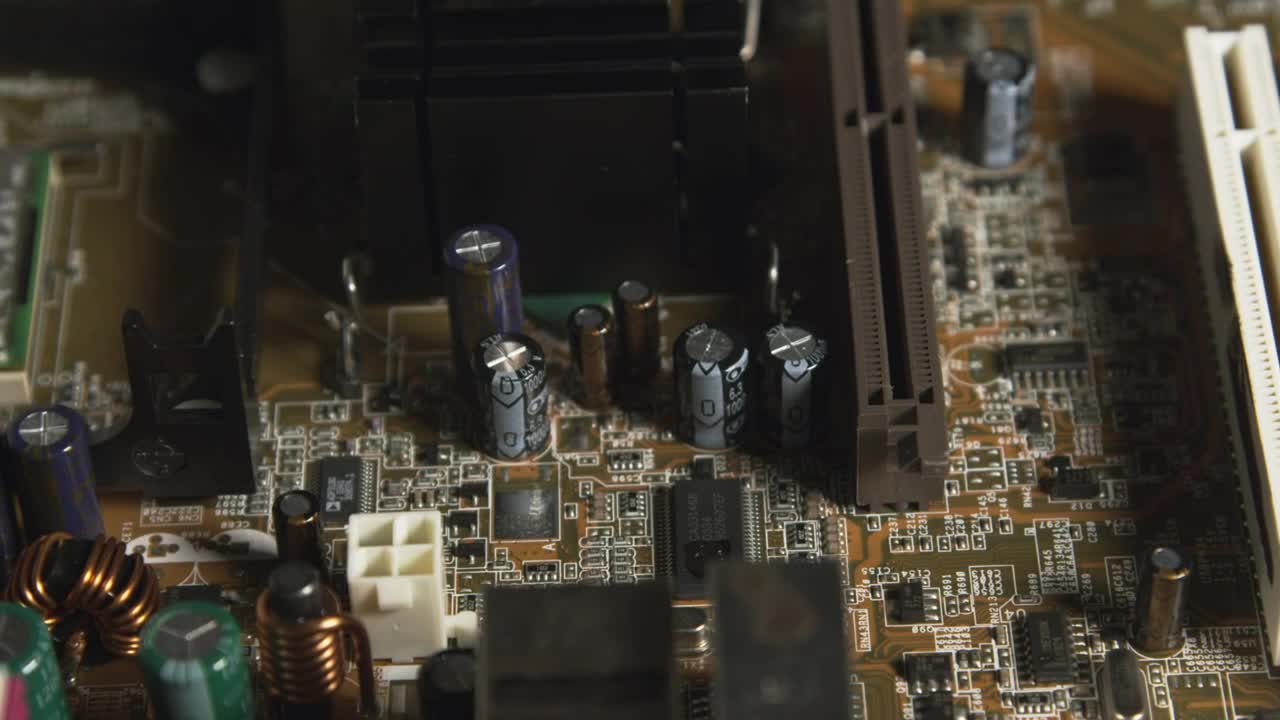 Download Stock Video Motherboard From An Old Computer Live Wallpaper