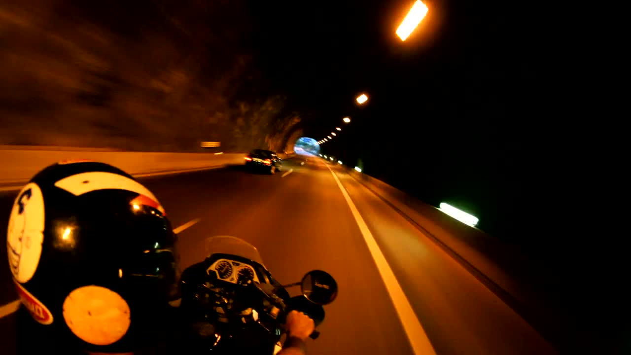 Download Stock Video Motorbike Racing Through Tunnels Live Wallpaper