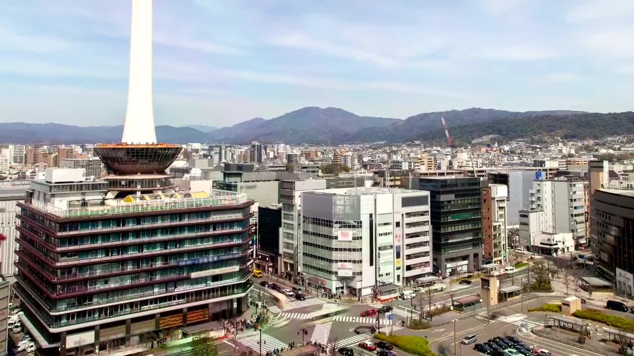 Download Stock Video Movement In A City Seen From Above Live Wallpaper