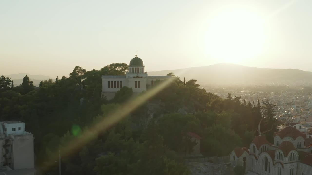 Download Stock Video National Observatory Of Athens Greece Live Wallpaper