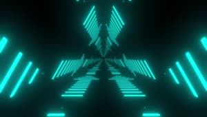 Download Stock Video Neon Arrows In A Triangle Tunnel Live Wallpaper