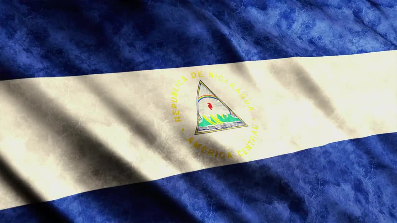 Download Stock Video Nicaragua Flag From American Continent Live Wallpaper