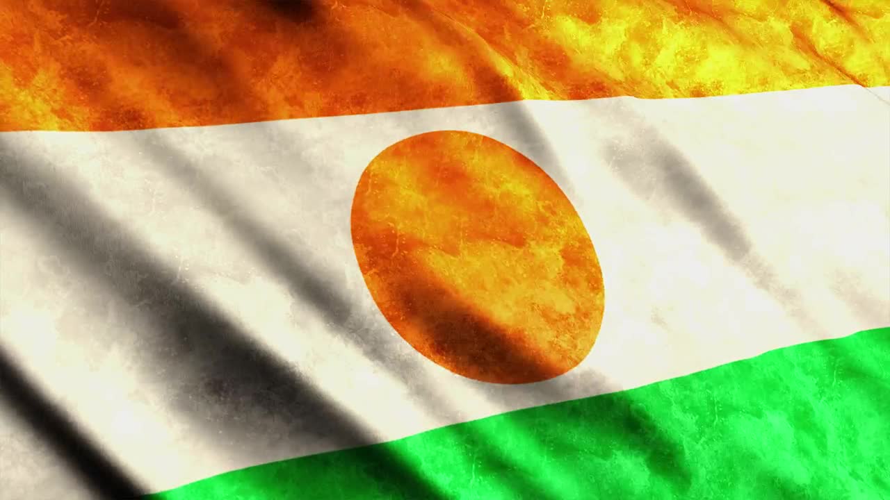 Download Stock Video Niger Waving D Faded Flag Live Wallpaper