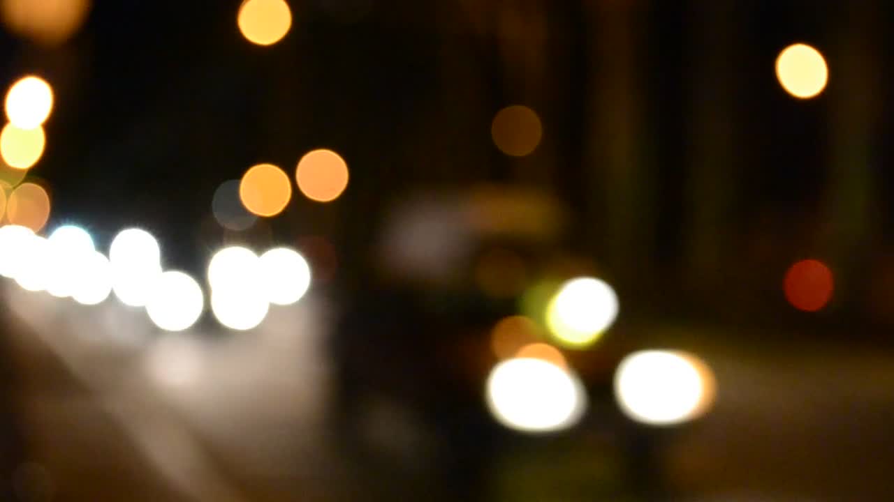 Download Stock Video Night Traffic Blurred Shot Live Wallpaper