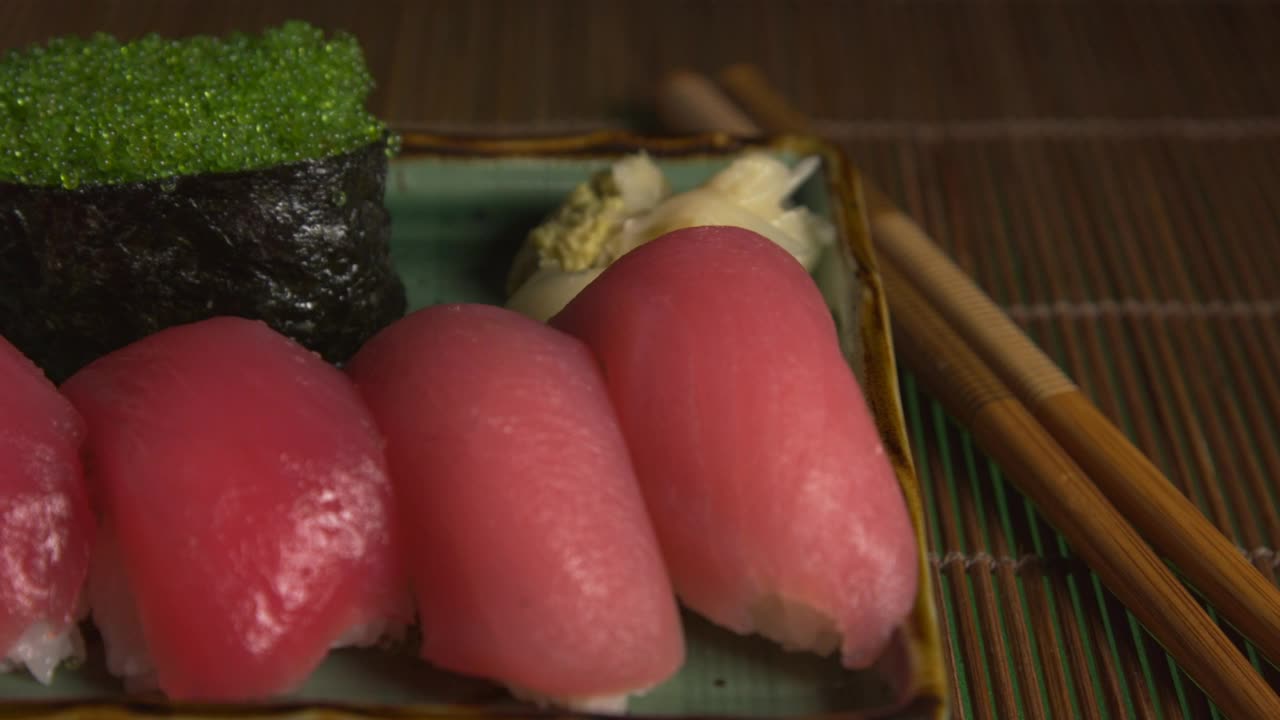 Download Stock Video Nigiri With Chopsticks Live Wallpaper