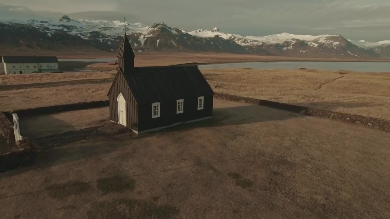 Download Stock Video Old Church In Iceland Live Wallpaper