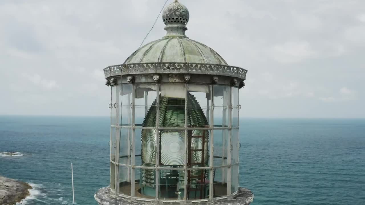 Download Stock Video Old Lighthouse Roof Live Wallpaper