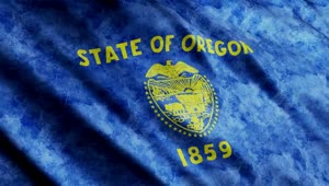 Download Stock Video Oregon State Flag From Usa Live Wallpaper