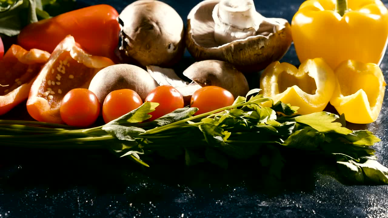 Download Stock Video Organic Vegetables For Cooking Live Wallpaper