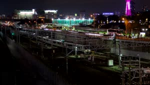 Download Stock Video Osaka Train Traffic And City Lights Live Wallpaper