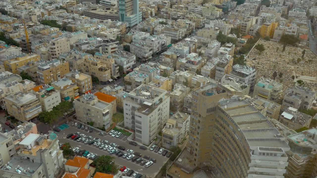 Download Stock Video Overcast Sky Above Tel Aviv Live Wallpaper