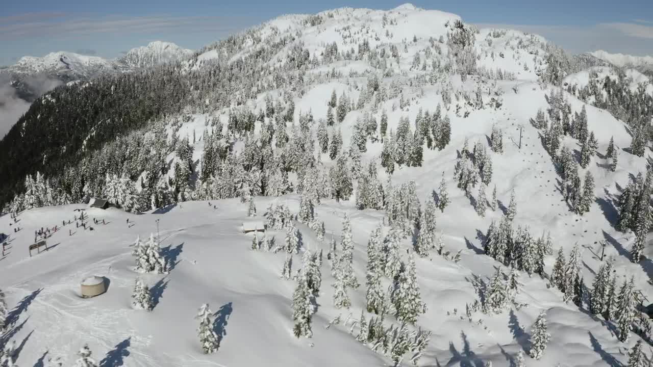 Download Stock Video Panorama Of A Snowy Hill Live Wallpaper