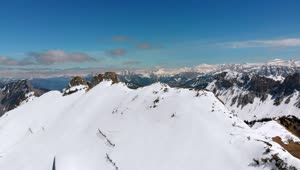 Download Stock Video Panoramic View Of The Snowy Peaks And Mountains Live Wallpaper