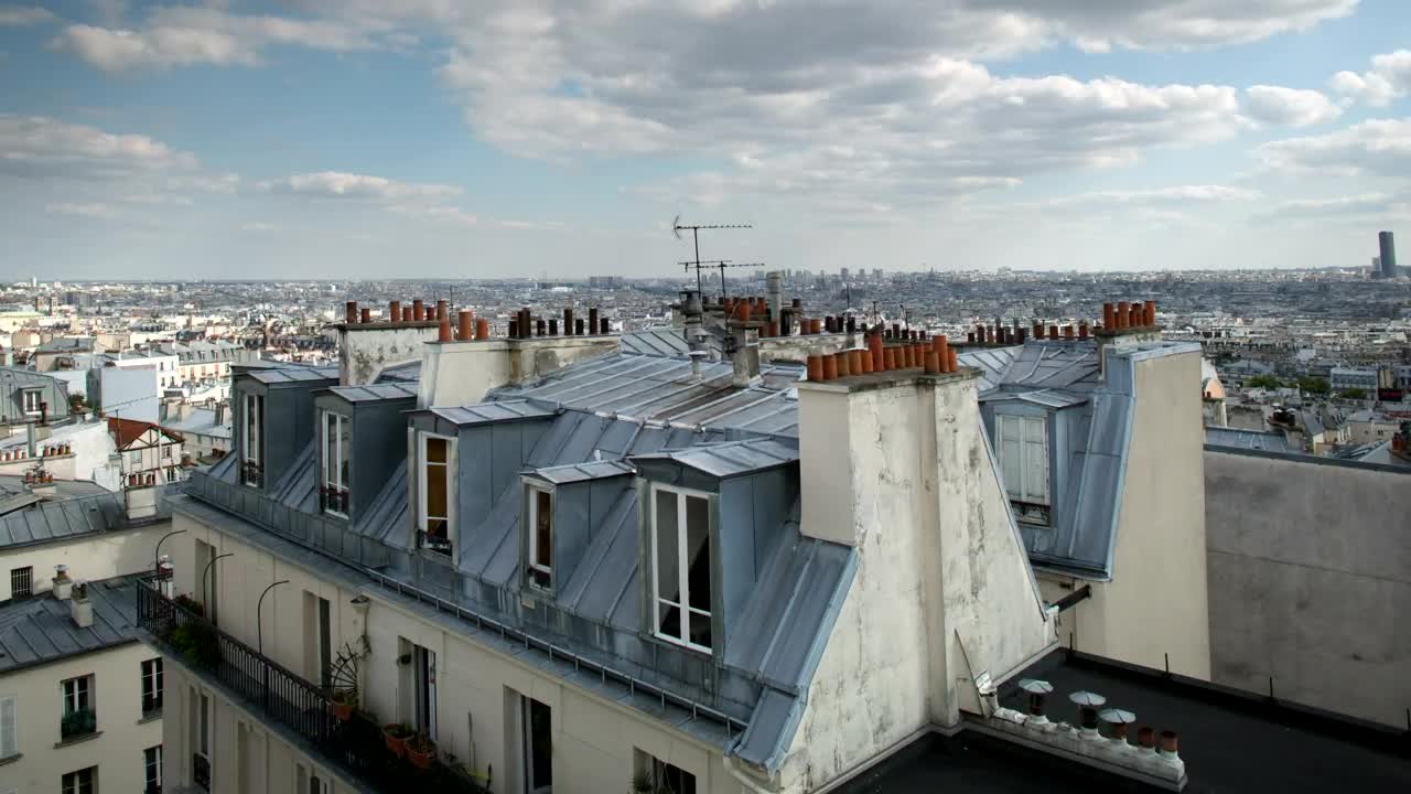 Download Stock Video Paris Rooftops Live Wallpaper