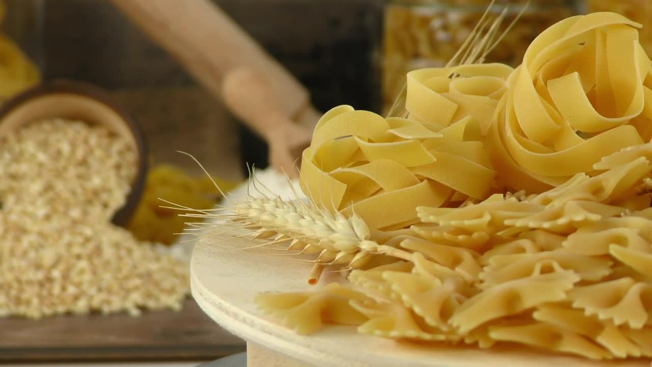 Download Stock Video Pasta And Wheat Concept Live Wallpaper