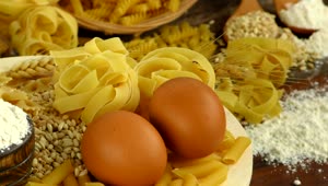 Download Stock Video Pasta Eggs Wheat And Flour Live Wallpaper