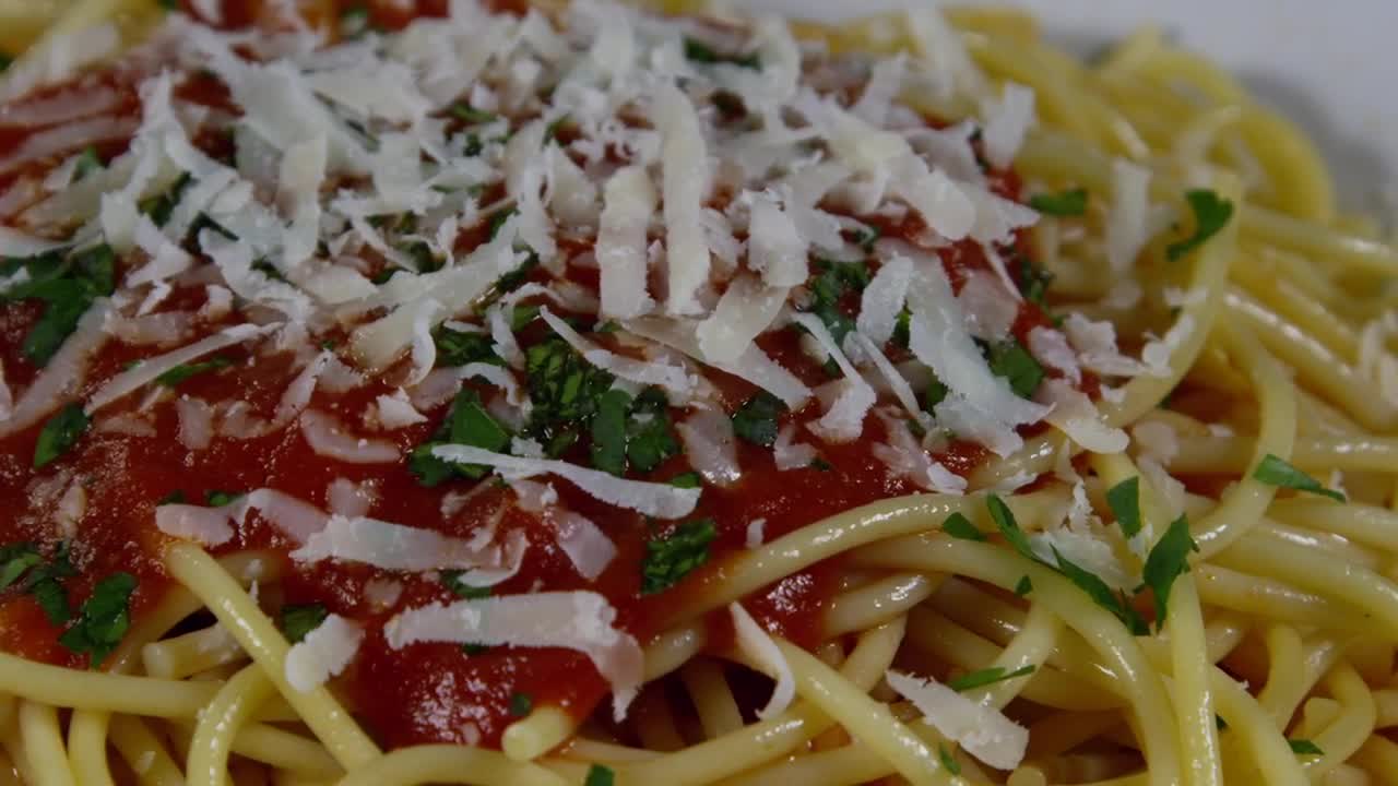 Download Stock Video Pasta With Cheese And Herbs Live Wallpaper