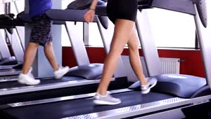 Download Stock Video People Using A Treadmill Live Wallpaper
