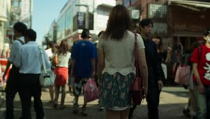 Download Stock Video People Walking In The Street In Japan Live Wallpaper