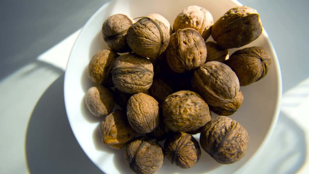 Download Video Stock Plate Of Healthy Nuts Live Wallpaper Free