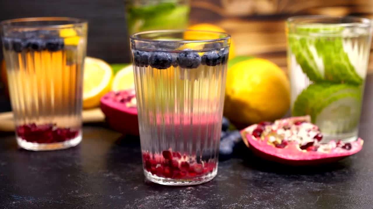 Download Video Stock Pomegranate And Lime Drinks Live Wallpaper Free